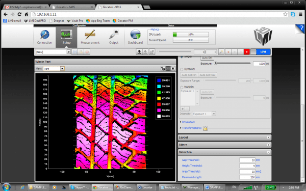 Whole Part Tire Surface Scan