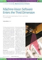 Machine-Vision Software Enters the Third Dimension