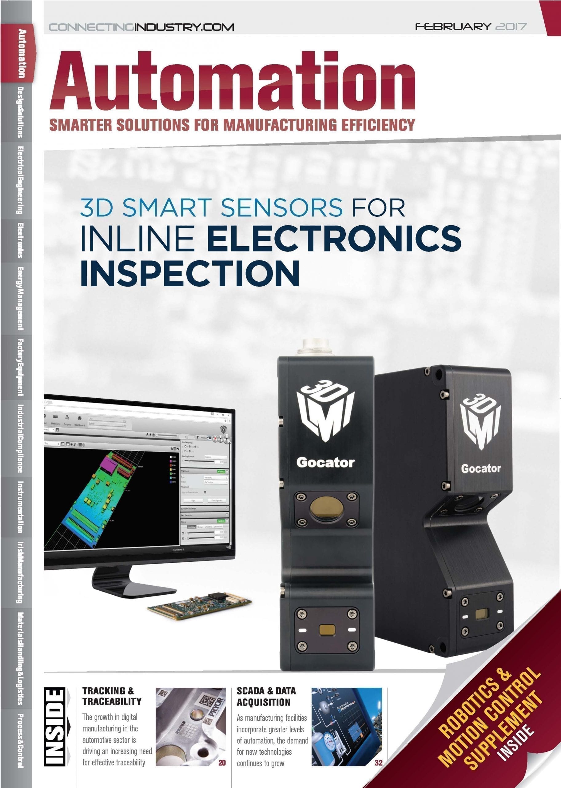 3D Smart Sensors for Inline Electronics Inspection