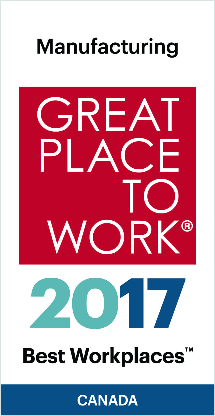 LMI TECHNOLOGIES NAMED TO TOP 10 MANUFACTURING WORKPLACES IN CANADA 2017