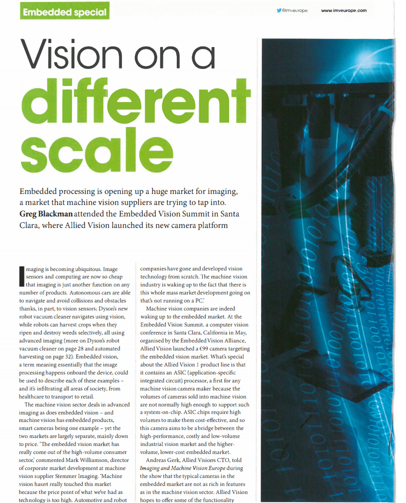 Vision on a Different Scale