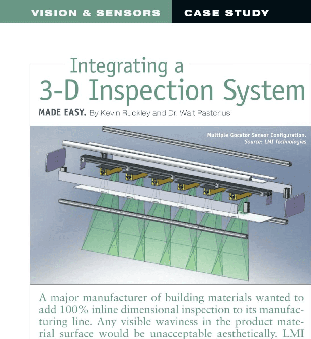 Integrating a 3D Inspection System Made Easy