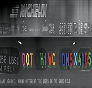 DOT Character Recognition