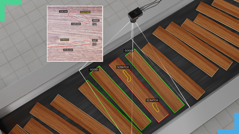 Flooring Board Inspection with 2D Imaging