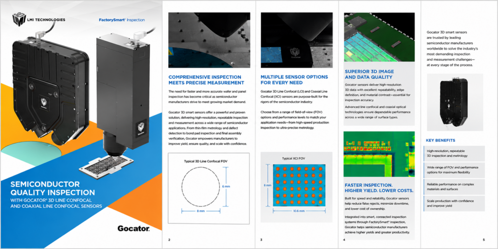 Semicondcutor Inspection Brochure Gocator 4000 Gocator 5000